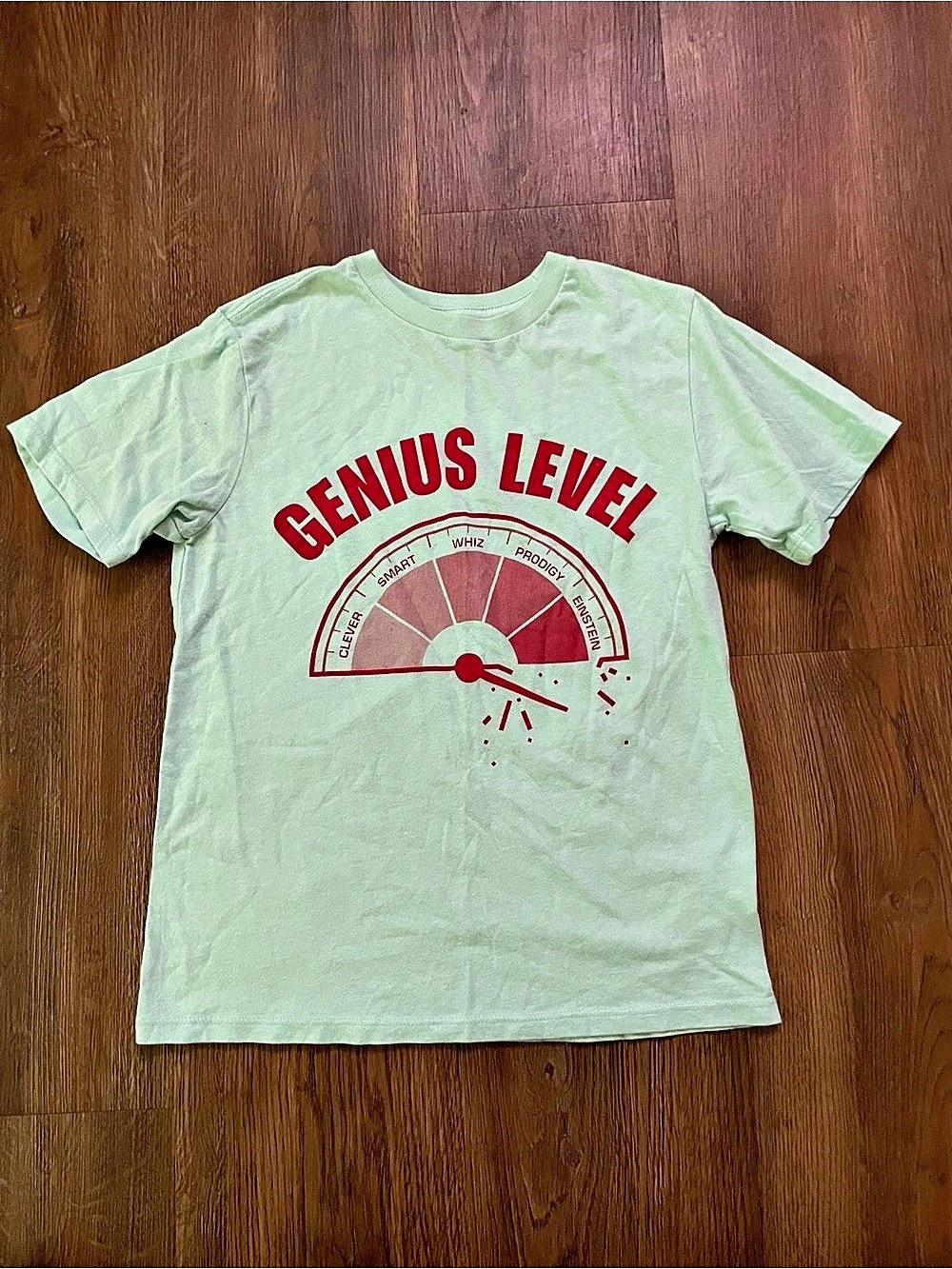 PLACE Boys Mint Green Graphic Tee Size M 7/8